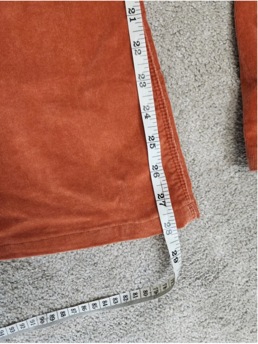 We The Free Low Rise Corduroy Flare Pull On Pants Size 28 Stretchy 70s 60s Bell